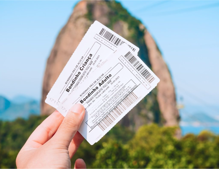 Ingressos para o Bondinho